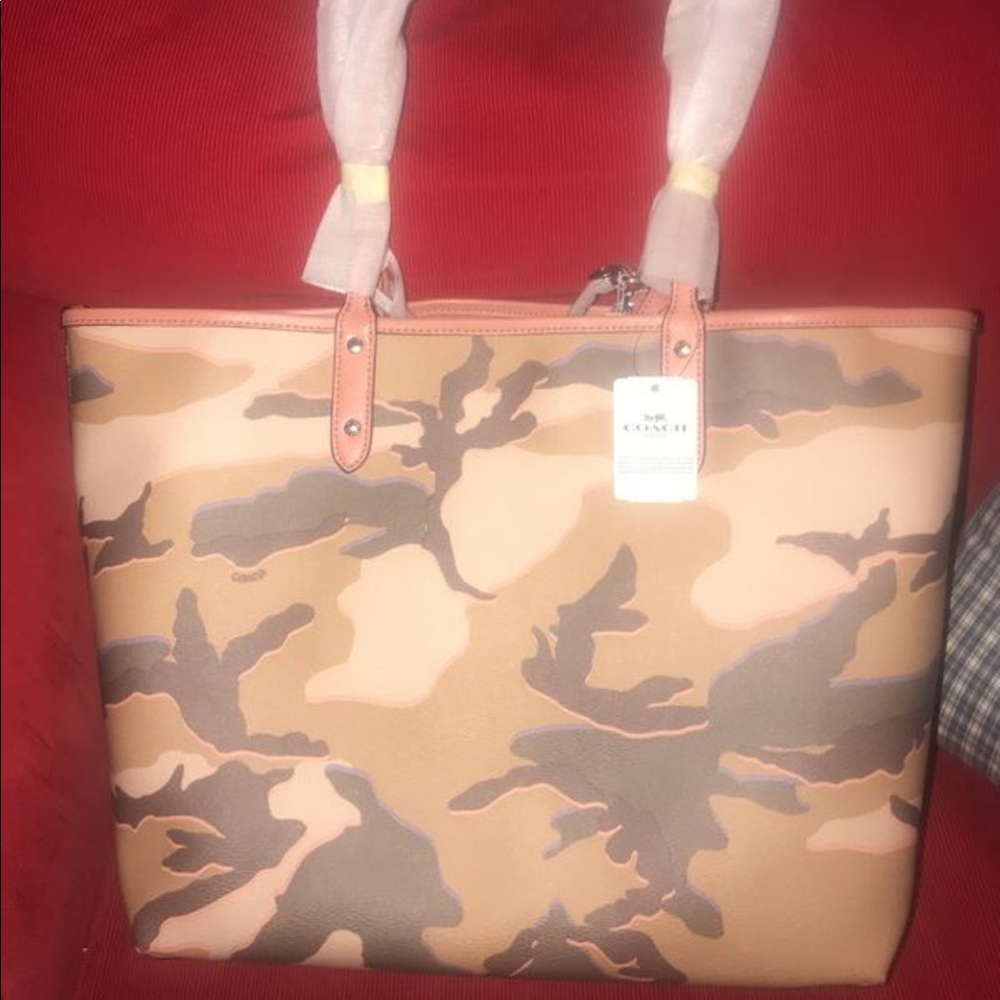 Coach Camo Reversible Tote (rare)